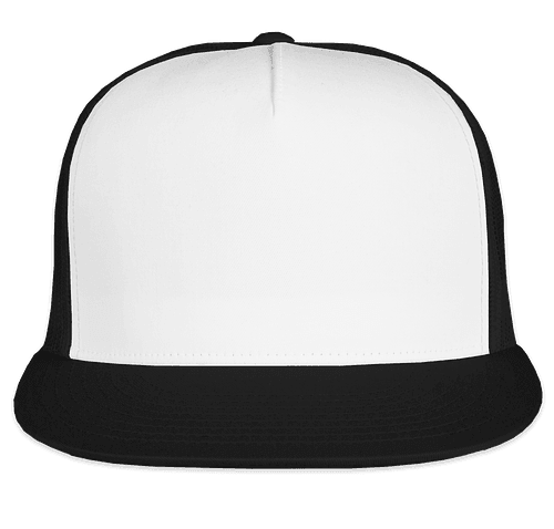 Neon Snapback Trucker Hat Customized Girl Huffing at The Turkey Trot